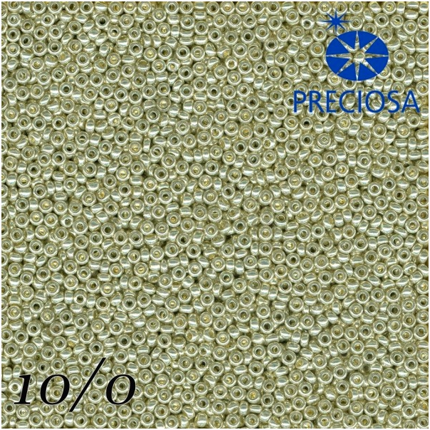 Rokajl stříbrno-zlatý neprůhledný vel. 10/0 - 20g