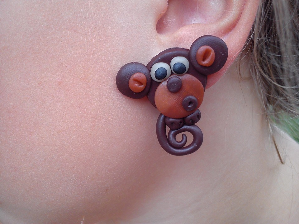 Veselé opičky - na puzetce