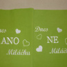 Polštářek Miláčku  dnes Ano- NE