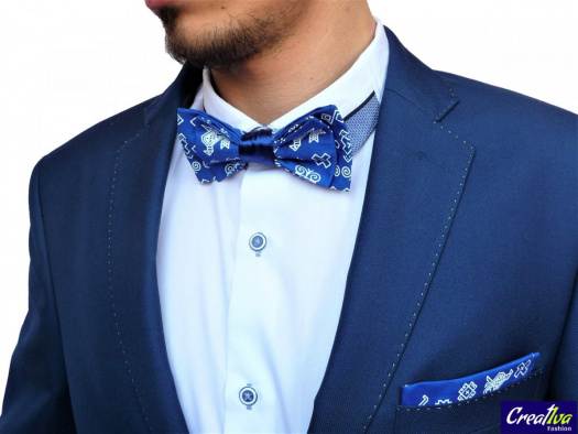 Set Motýlek a Kapesník do Saka