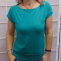 Tričko - barva smaragdová (bavlna)