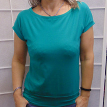 Tričko - barva smaragdová XS - XXXL