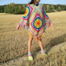 "Boho" pončo - pro dospělé (na zakázku)