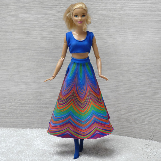 Sukně a top pro Barbie