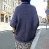 Pletená vesta - modrá jeans 