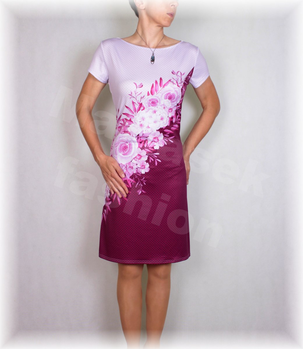 Šaty chladivý úplet vz.446