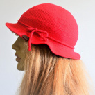 Bavlněný klobouček červený 1991