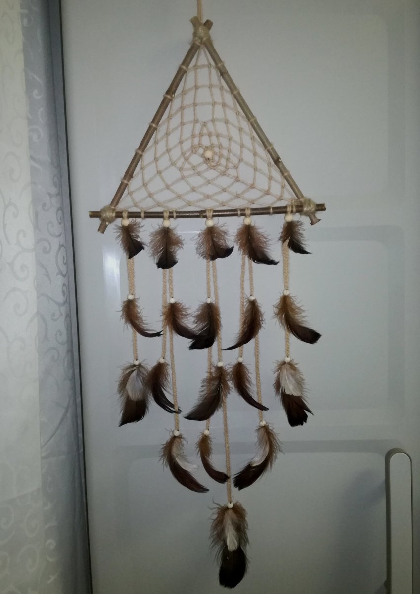 Lapač snů hnědý trojúhelník