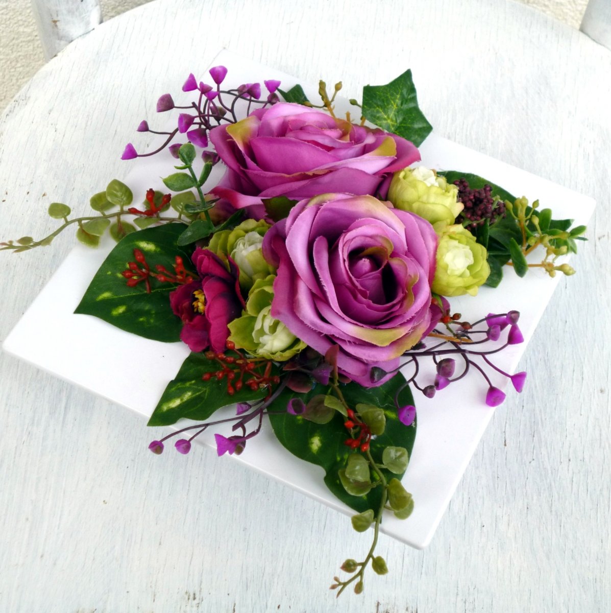 Tančit jako déšť_dekorace na stůl