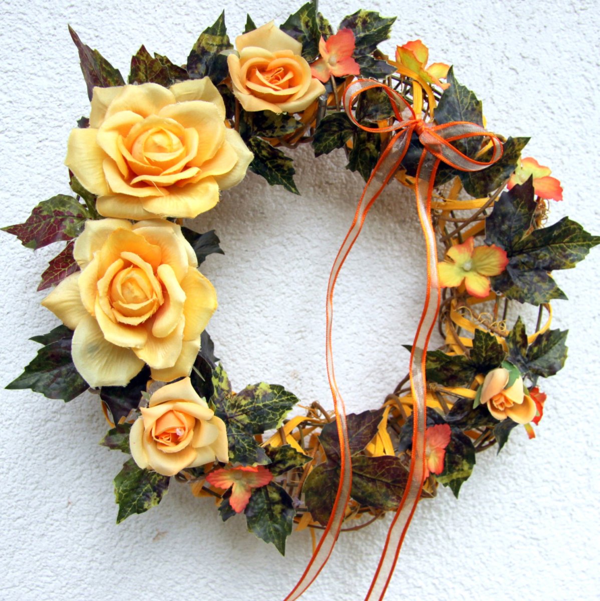 Slunce na houpačce_věnec na dveře