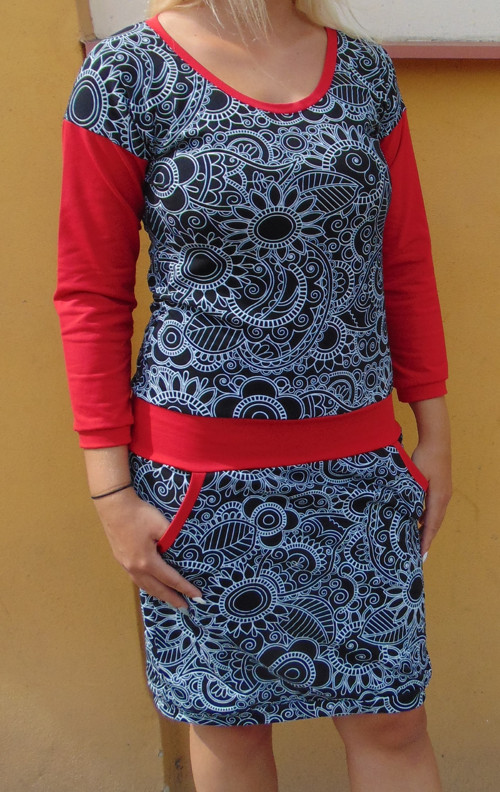 Šaty - omalovánka S - XXXL