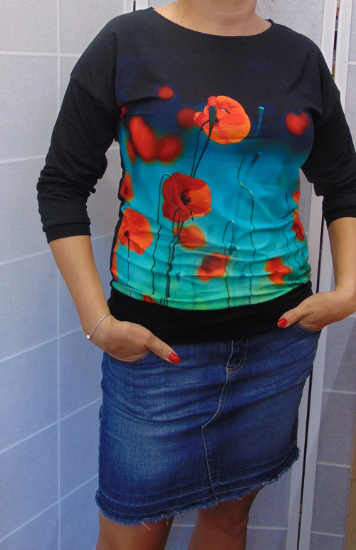 Tričko vlčí máky XS - XXXL