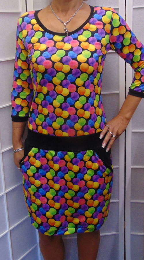 Šaty lentilky S - XXXL