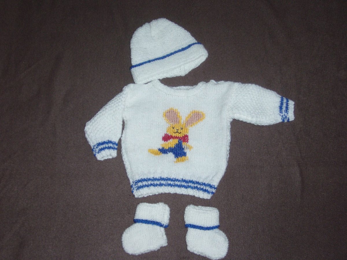 Soupravička se zajíčkem