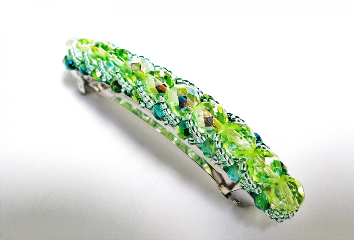 Spona (francouzké zapínání, 8 cm) - Flat spiral #2