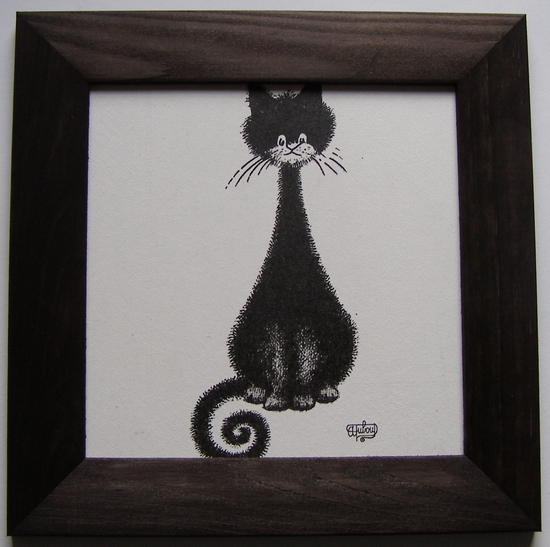 Obrázek č.MO10 - Kočka štíhlá - 16 x 16 cm