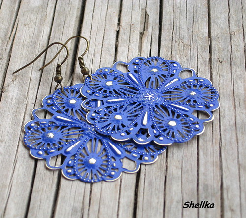 Náušnice ,,KVĚTY,,10