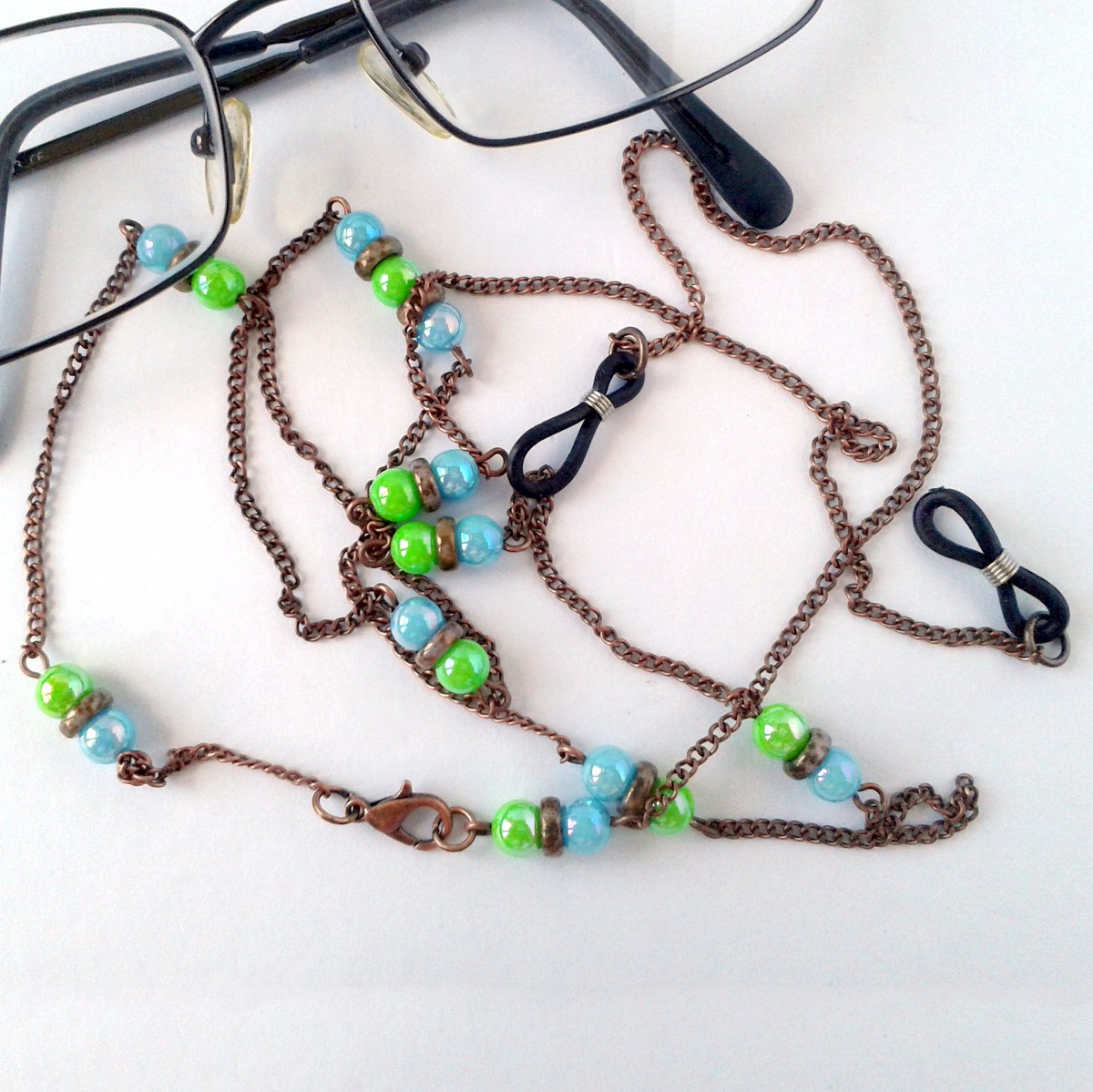 aiv1402	Řetízek na brýle staroměď 