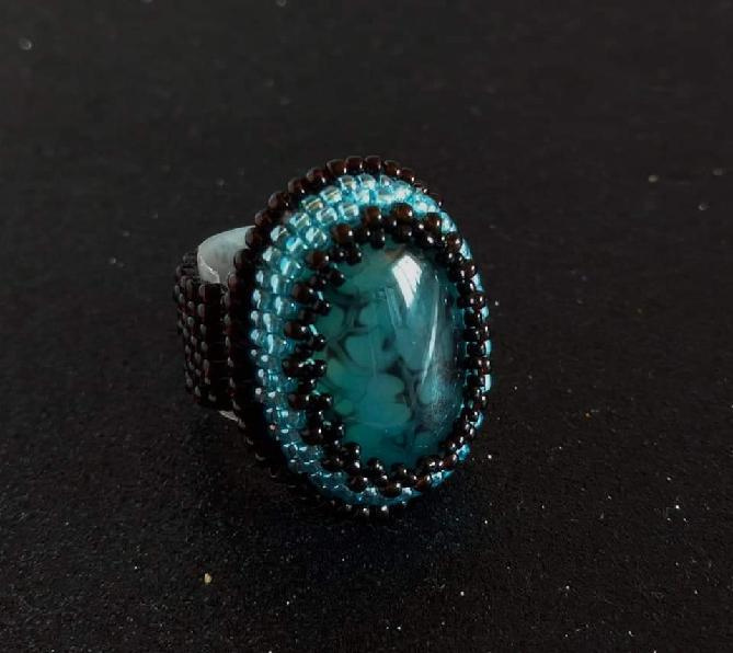 Prsten s dračím achátem