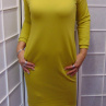 Šaty s kapsami - barva žlutozelená S - XXXL