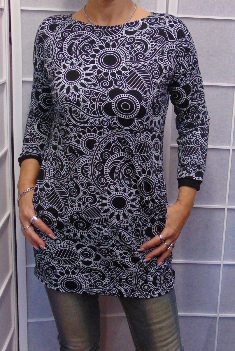 Tunika s kapsami - omalovánka (bavlna)