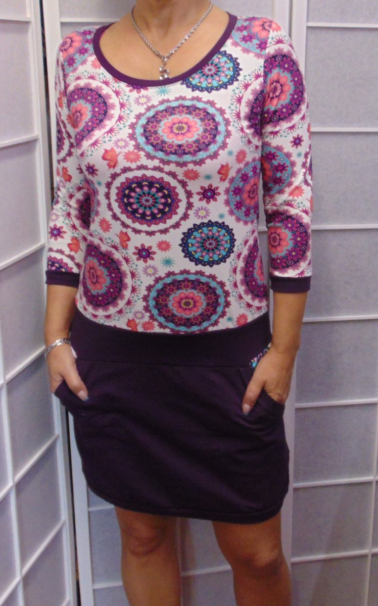 Šaty - mandaly (bavlna)