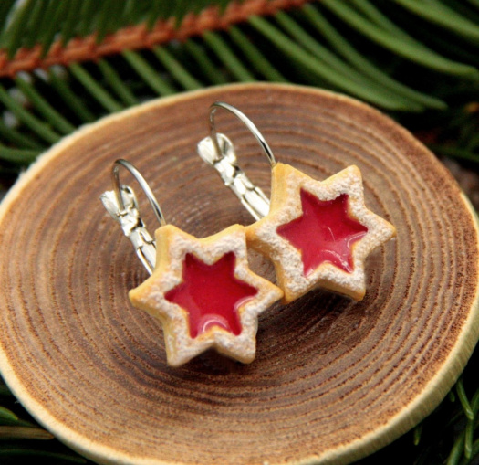 linecká hvězdička  .. 1,5 cm  cvakačky