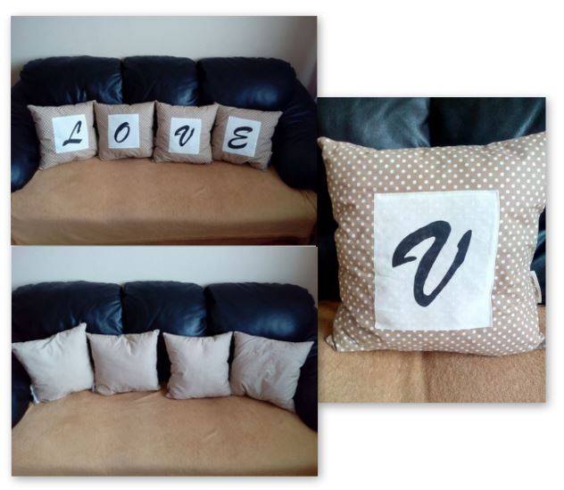 Sada polštářků LOVE