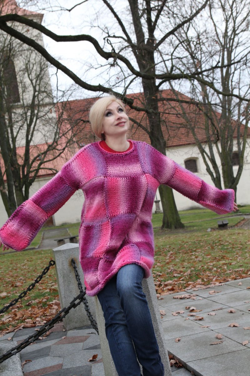 Originální BOHO svetr 