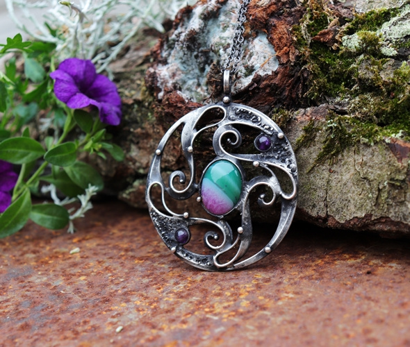 Náhrdelník - ve spirále