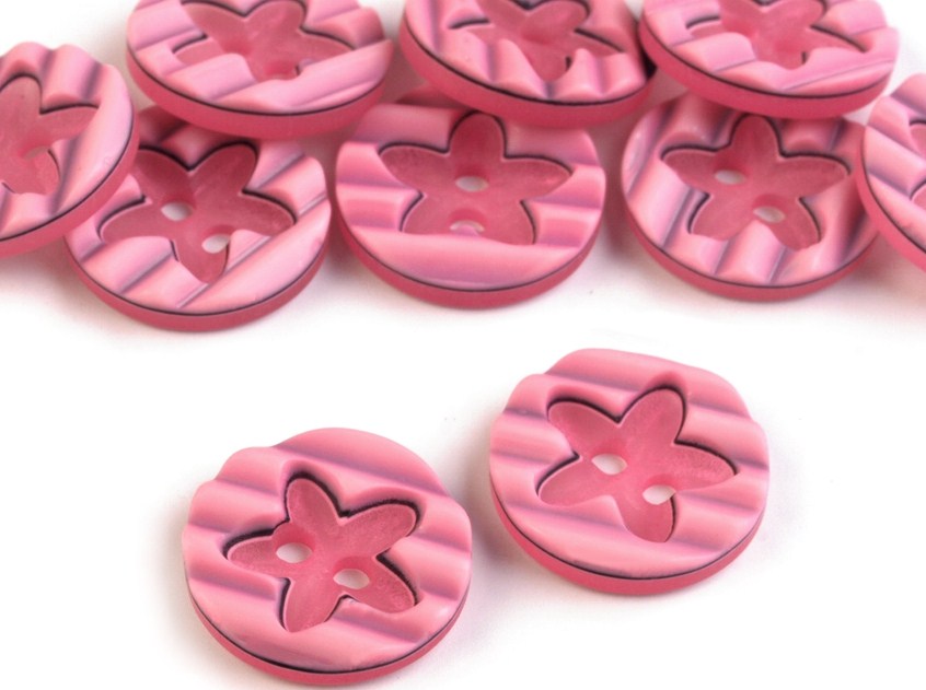 Plastové knoflíky - 4 kusy.