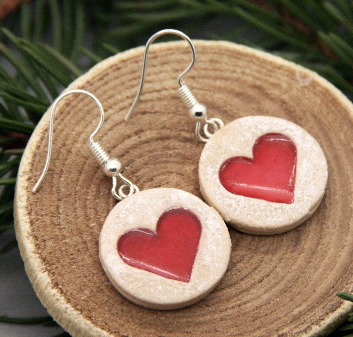 linecké  .. linecká kolečka .. srdíčka 2 cm