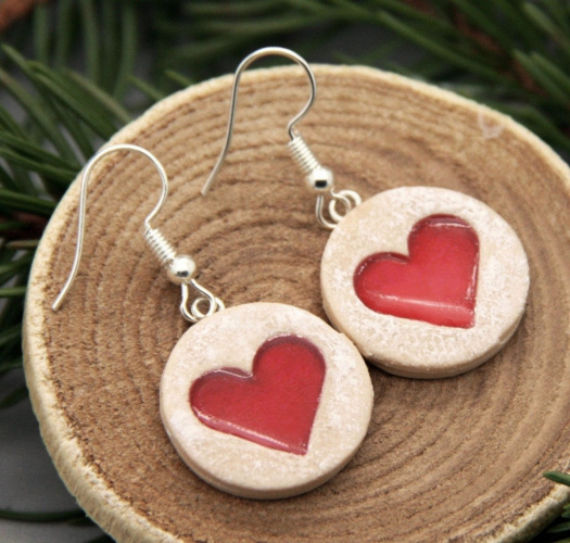 linecké  .. linecká kolečka .. srdíčka 2 cm