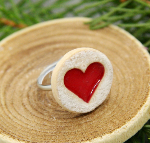 linecké  .. srdíčko .. prstýnek