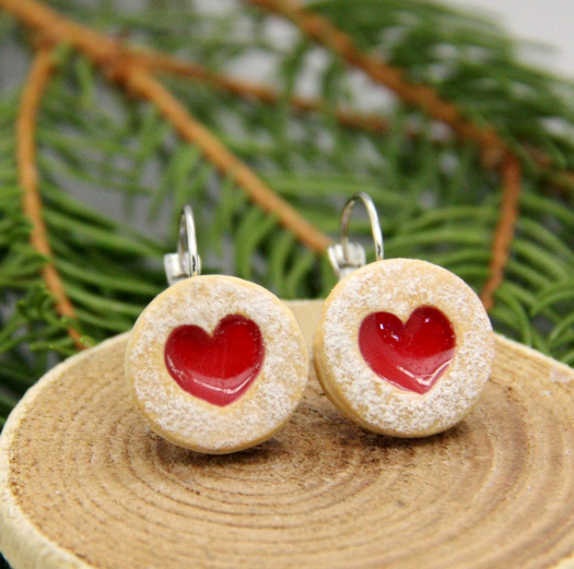 linecká kolečka se srdíčky  ..   cvakačky