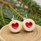 linecká kolečka se srdíčky  ..   cvakačky