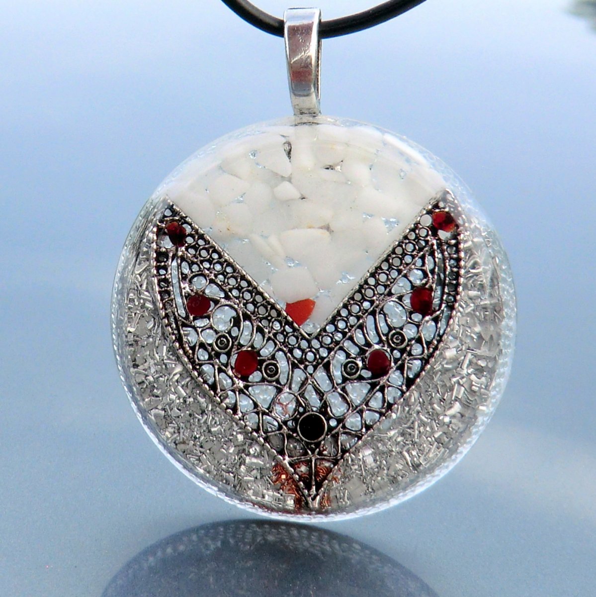 Orgonit - Mandala  *Bílá KLEOPATRA*