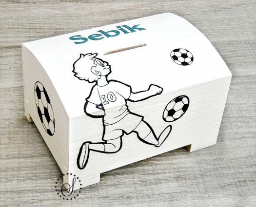 pokladnička se jménem na přání fotbalista