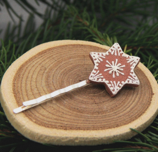 perníček jako sponka ... hvězda