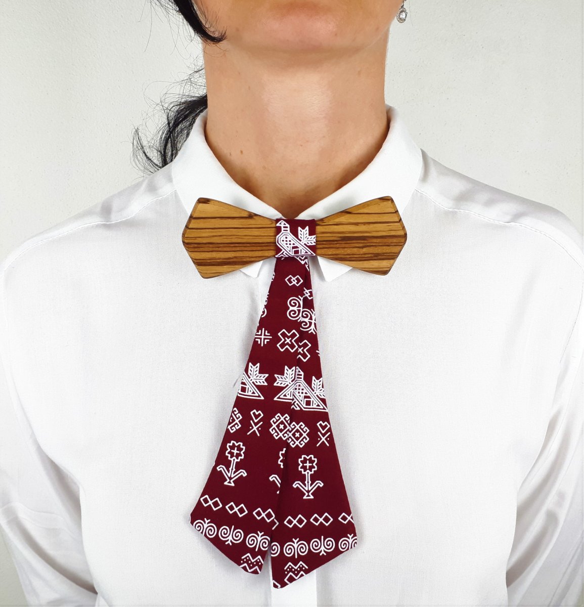 Dámský Dřevěný Motýlek Danae Luv