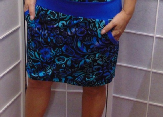 Sukně květy S - XXL