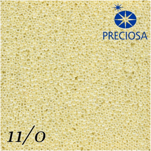 Rokajl žluto-béžový neprůhledný  vel.11/0 - 20g 