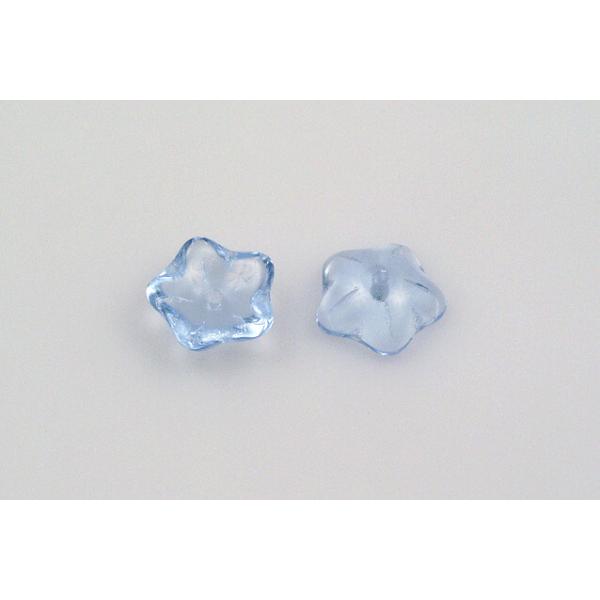 Mačkané korálky kytičky 10mm - 10 ks