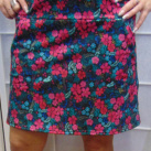Sukně květy s kapsami S - XXL