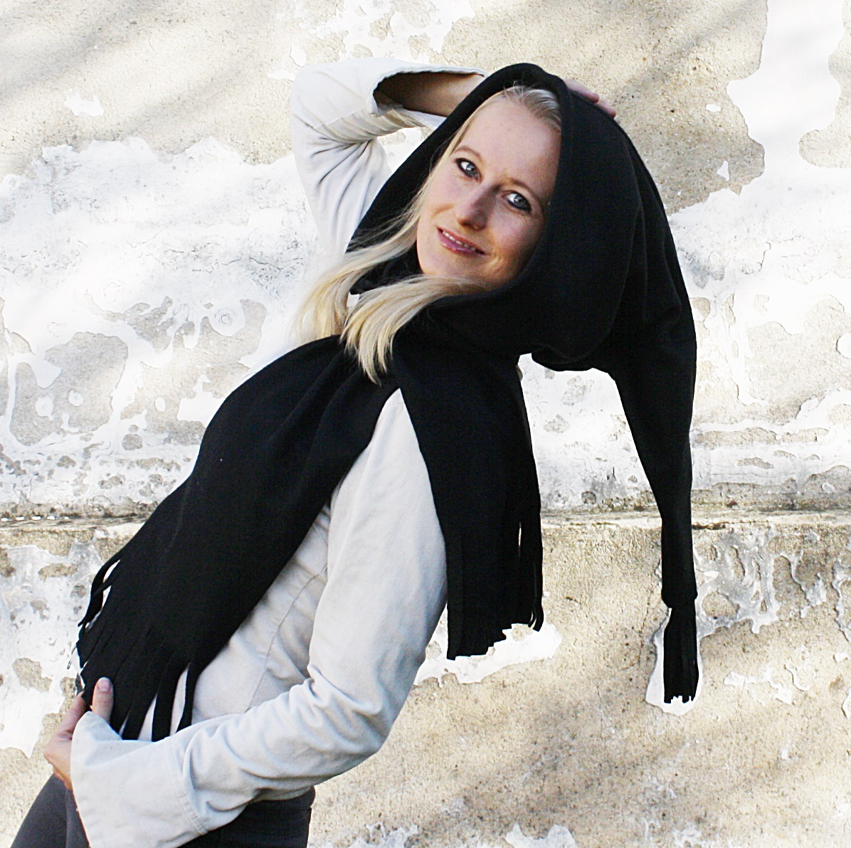 TOP KVALITA Šála s kapucí skřítek - DÁMSKÁ - BARVA NA PŘÁNÍ