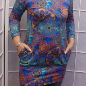 Tunika s kapsami mandaly S - XXXL