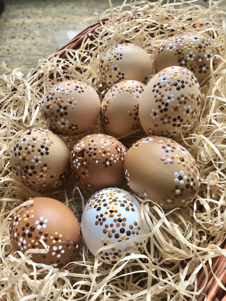 Slepičí kraslice přírodní -  drobné květy