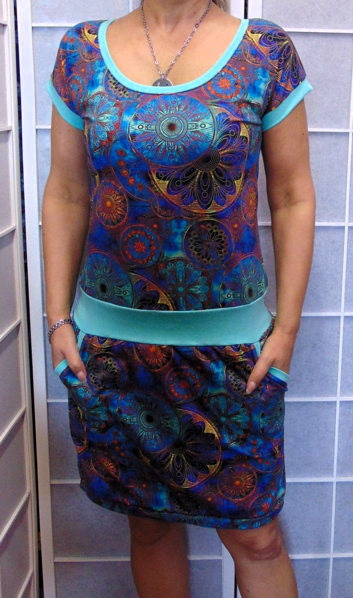 Šaty - mandaly (bavlna)