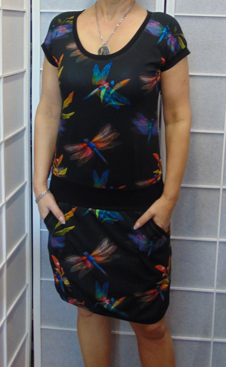 Šaty vážky XS - XXXL