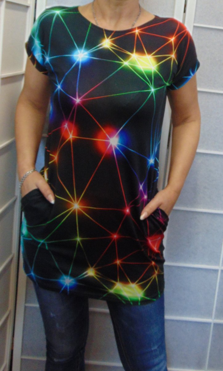 Tunika s kapsami - v síti (bavlna)